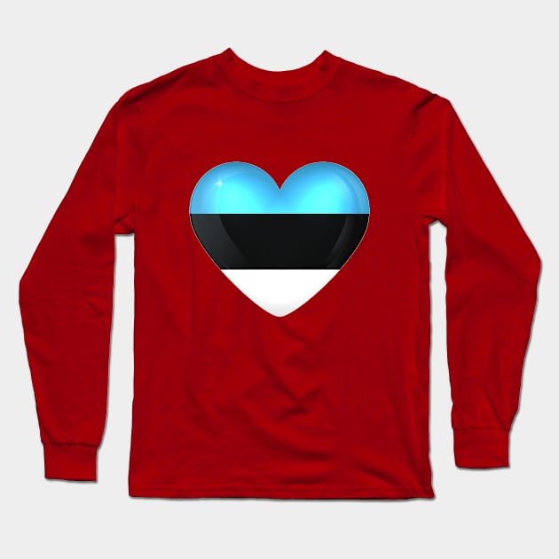 Estonia Long Sleeve T-Shirt by Awarrie